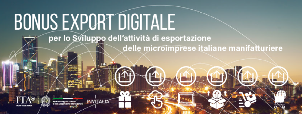 Bonus export digitale. Contributi per le microimprese manifatturiere